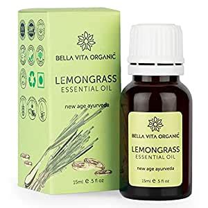 Bella Vita Organic Lemongrass Essential Oil 15ml Natural Can be Used as ...