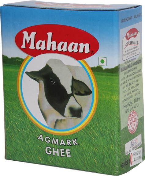 MAHAAN Pure Desi Ghee (Agmark Certified) 1 L Carton Price in India ...