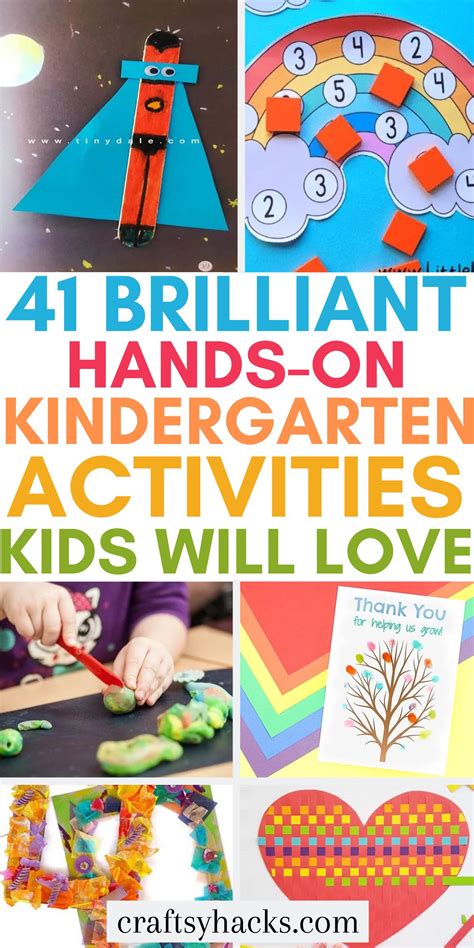 41 Fun Hands-On Kindergarten Activities