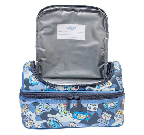 Smiggle Away Lunch Box Double Decker Blue 3Y