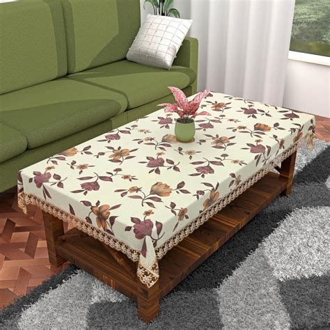 Buy Kuber Industries Floral Print 4 Seater Rectangular Table Cloth|PVC ...