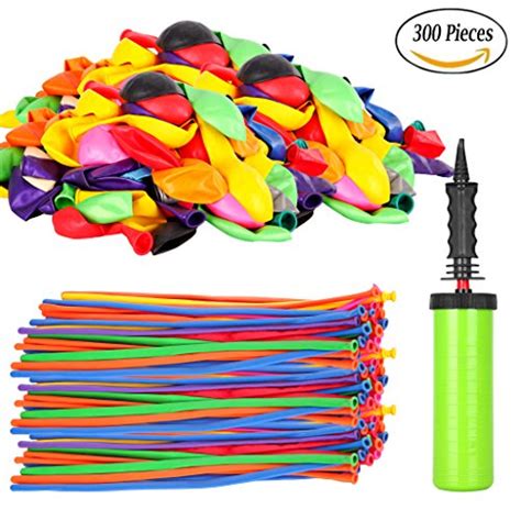 Buy Chamvis 300 Pieces Latex Balloons Assorted Color Party Balloon with ...