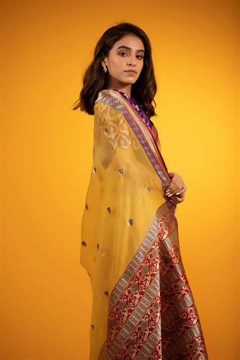 Best Silk Sarees for Puja Rituals by Chinaya Banaras