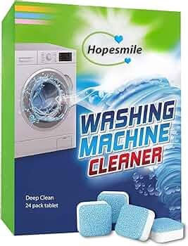 Hopes 24 Pcs Washing Machine Cleaning Tablets, Descaler Drum Solid ...