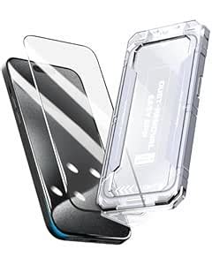 Affix 2 Pack for iPhone 15 Pro Max Full Coverage Tempered Glass, Screen ...