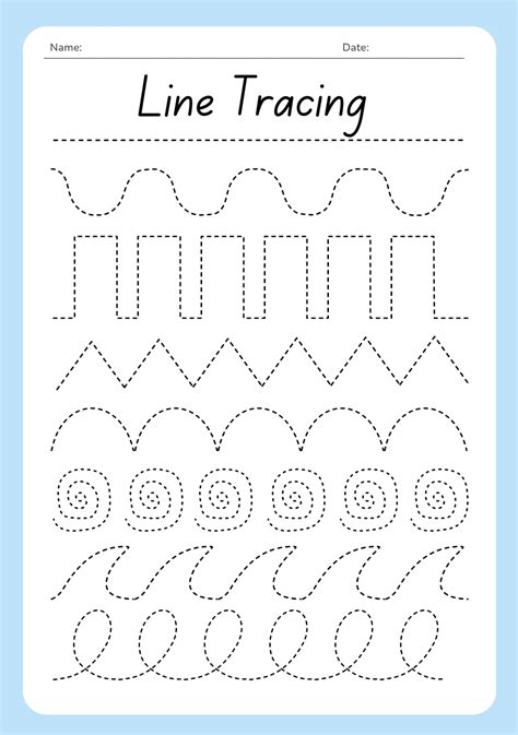 Free Printable Tracing Worksheets
