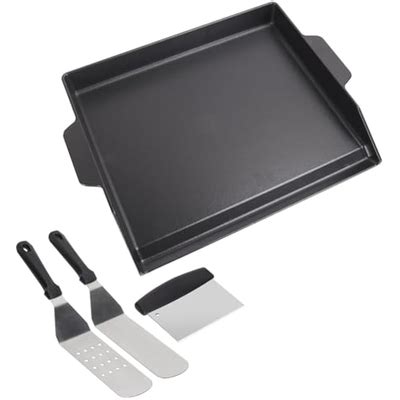 GLOWYE Universal Cast Iron Cooking Griddle for Gas Grill, India | Ubuy