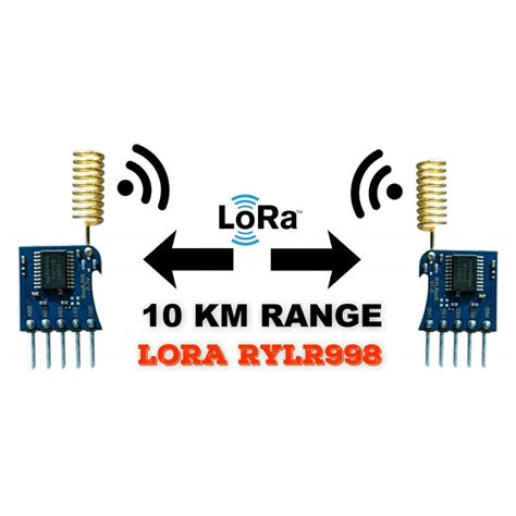 Reyax RYLR998 868/915MHz LoRa Transceiver Module – UART, Ultra-Long Range