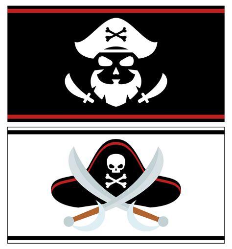 Piratenflagge Ausdrucken 7 Best Printable Pirate Flags ...