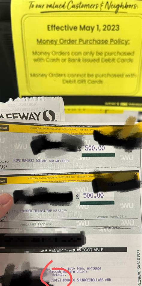 自5月1日起Safeway或将限制VGC买Money Order？ - 第 6 页 - 玩卡 - 美卡论坛