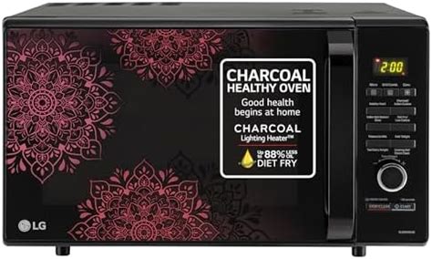 LG 28 L Convection Microwave Oven (MC2886BPUM, Floral Purple, Diet Fry ...