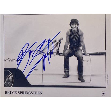 Image result for Bruce Springsteen Autograph