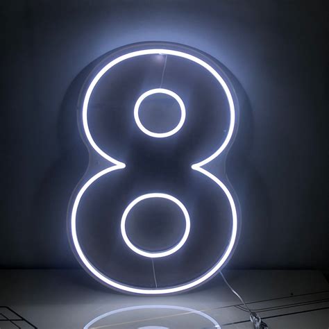 Number 8 Neon Sign – NEON-LEDFLEX