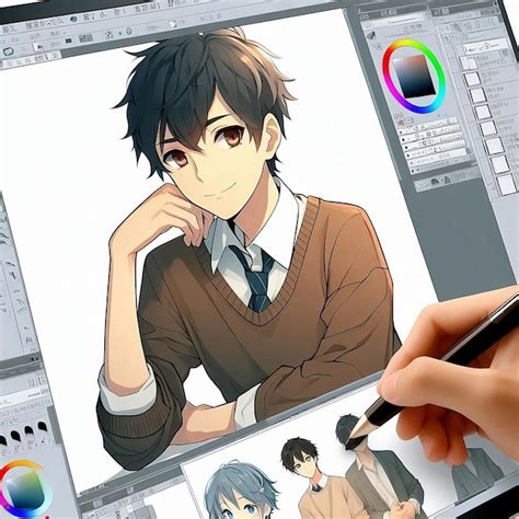 Anime Drawing Computer 的图像结果