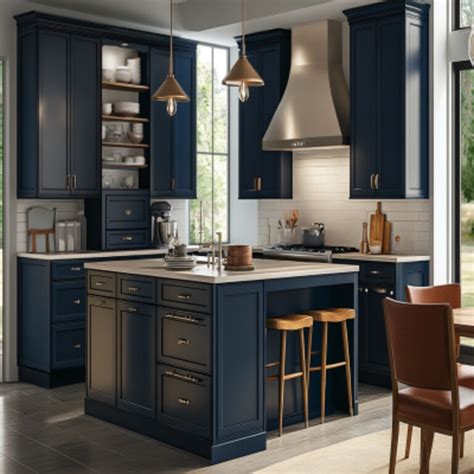 1 Mid-Century Modern Blue Kitchen Design Ideas You Should Try in 2025