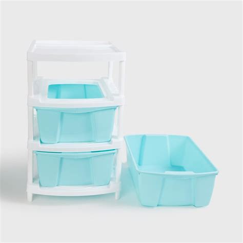 Buy Omnia Polypropylene Multi-Purpose 3-Tier Drawers from Home Centre ...