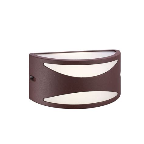 Mint Outdoor Wall Lamp IP54 1xE27 Rust Brown - CristalRecord