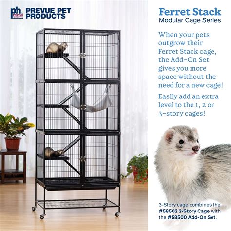 Ferret Stack Add-on unit 58500 Prevue Pet Products