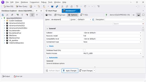 Image result for Create New SQL Database File