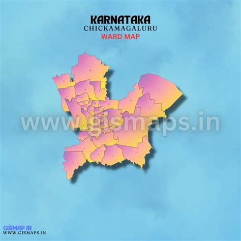 Chickamagaluru Ward Map (Karnataka)