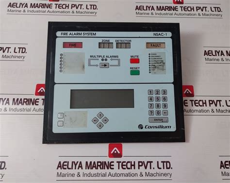 Consilium Nsac-1 Fire Alarm System Front Panel Only 24V Dc – Aeliya ...