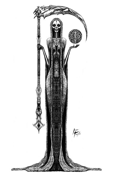 Santa Muerte Drawing at PaintingValley.com | Explore collection of ...