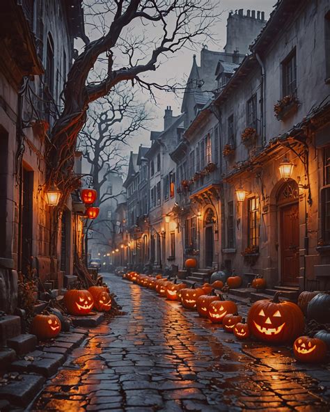 Download Ai Generated, Halloween, Jack O Lanterns. Royalty-Free Stock ...