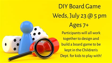 Build Your Own Board Game (ages 7+), 10 Bird St, Foxborough, MA, United ...