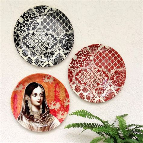 Zeenat Mahal Ceramic Decorative Wall Plate – Mora Taara