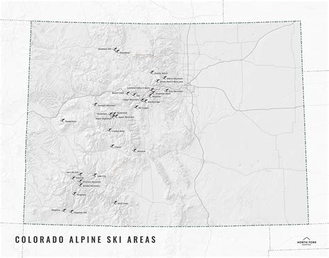 Colorado Mountain Ranges Map