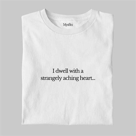 Strangely Aching Heart: Poetic Tee – Mysfits