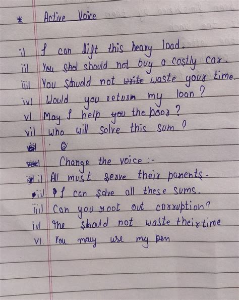 change into passive voice- - Brainly.in