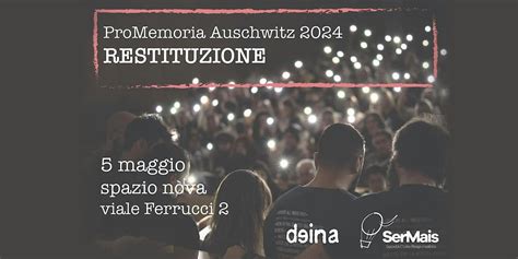 Restituzione Promemoria Auschwitz 2024, Spazio nòva, Novara, 5 May 2024 ...