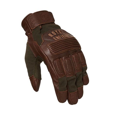 Royal Enfield Urban Crewman Riding Gloves (Brown Green)– Moto Central