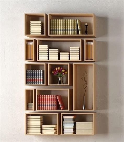 Asymmetrical Floating Wall Bookshelf, Modern Modular Shelves - Etsy ...