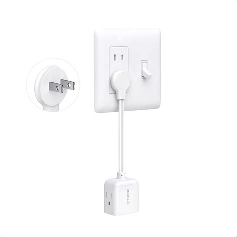 Amazon.com: TROND 2 Prong to 3 Prong Flat Outlet Adapter with 6 Inch ...