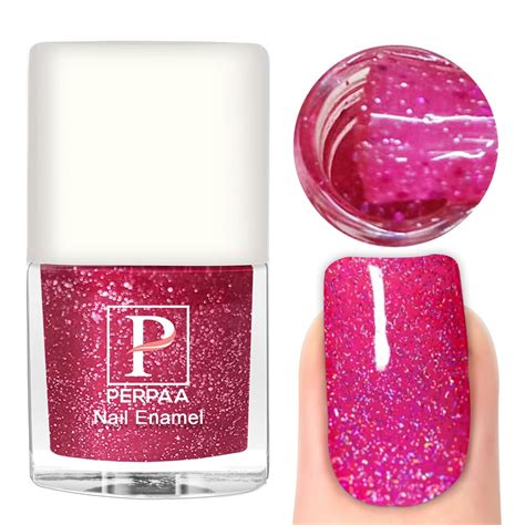 Buy PERPAA Glitter Light Reflective Gel Nail Polish Broken Diamond ...