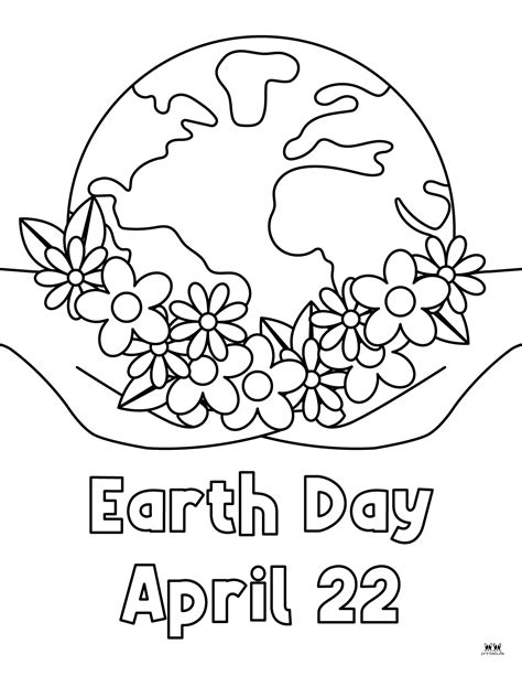 Earth Day Coloring Pages Free Printable