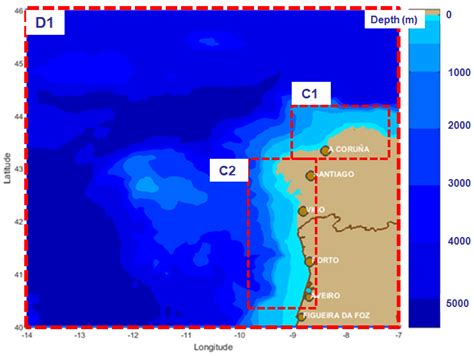Numerical Modeling of the Wave Energy Propagation in the Iberian Nearshore