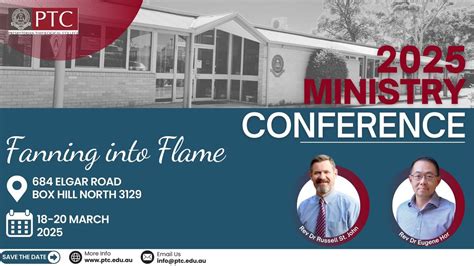PTC Ministry Conference 2025, 684 Elgar Road, Box Hill North, VIC ...