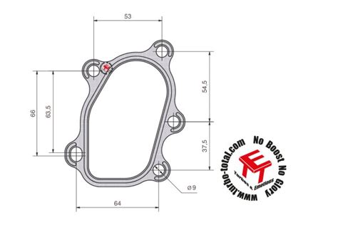 Garrett T25 Flanschdichtung Ausgang | TurboTotal GmbH