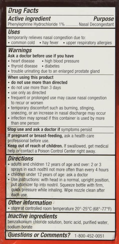 4 Way Nasal Spray Discontinued