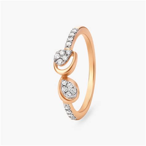 Enchanted Leaflet Diamond Elegance Finger Ring