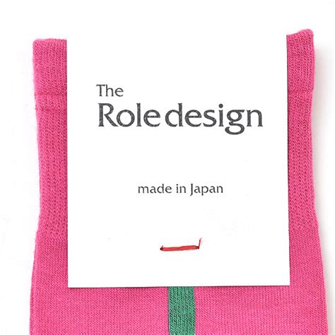 The Role design ザロールデザイン サイドライン ピギーソックス SIDE LINE SOCKS WOMENS RLD-666 ...
