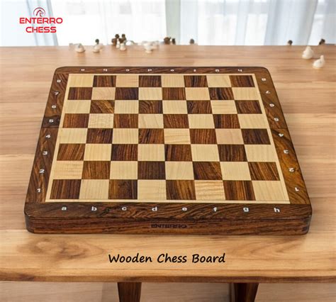 ENTERRO Wooden Chess Board Set - 12 x 12 inch - 2 Extra Queens ...