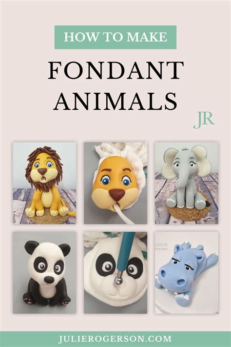 Image result for Animals Fondant Tutorial