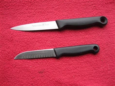 Pair of Zwilling J A Henckels Paring Knives, No stain Friodur, Solingen ...