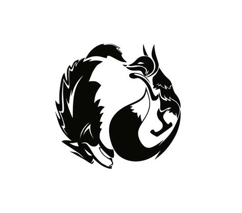 Design Animal Fox Wolf Ouroboros logo | Freelancer