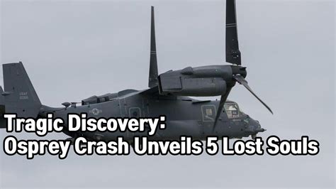 Image result for 5 bodies found in wreck of Osprey