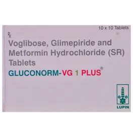 Gluconorm-VG 1 Plus Tablet | Uses, Side Effects, Price | Apollo Pharmacy